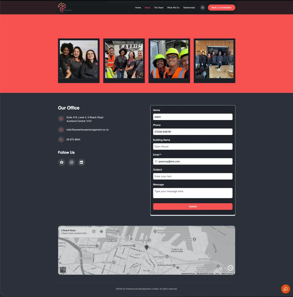 Powerhouse Management Section 5 after the rebuild