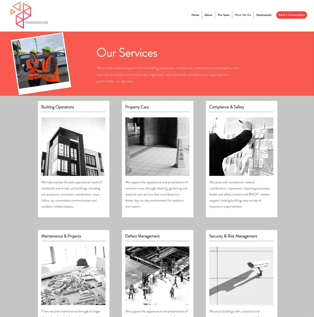 Powerhouse Management Section 7 before the rebuild